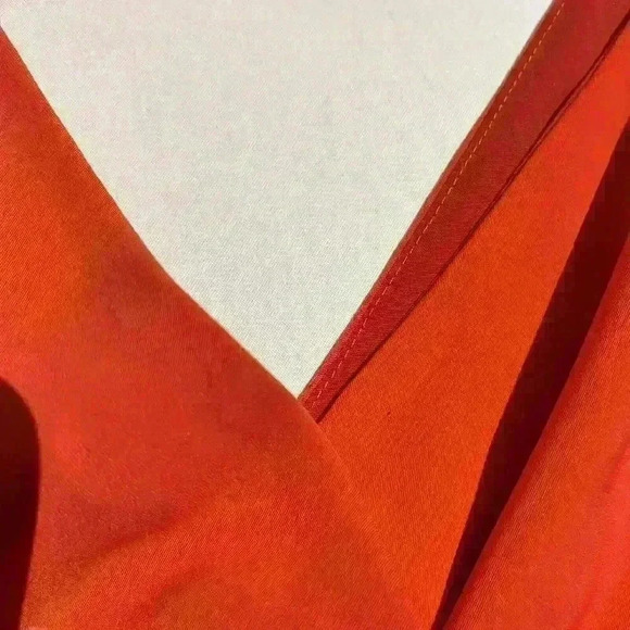 Sugar+Lips Womens Romper One Piece Coral Deep V Strappy Lightweight Ruffle S - Picture 12 of 12